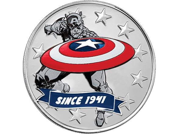 Citizen Men Eco-Drive Captain America 85th & Coin