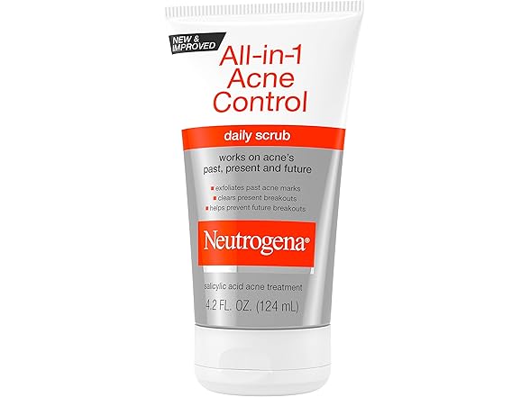 Neutrogena All-In-1 Acne Control Daily Face Scrub