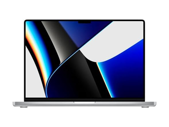 Apple 2021 MacBook Pro with Apple M1 Max Chip (16-inch, 64GB RAM, 1TB SSD Storage) Silver (Renewed) (Open Box)
