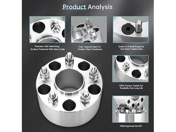 AutoForever Wheel Spacers Compatible with Chevy 5x