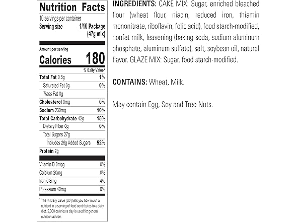 Krusteaz Vanilla Pound Cake Mix, Baking Mix