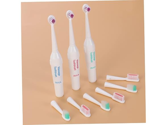 Mipcase Puppy Toothbrush 3pc Toothbrush Autom