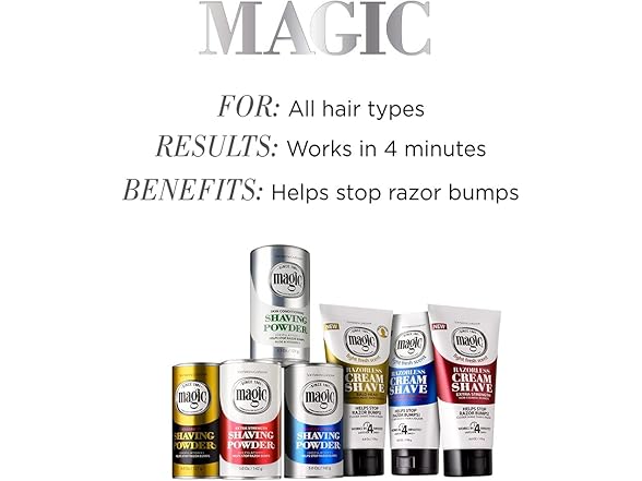 Magic Hair Removal& Shaving Cream