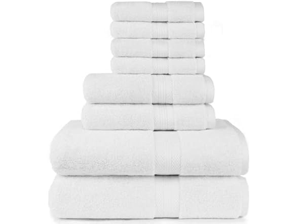 Simpli-Magic Bath Towel 8-Piece Set