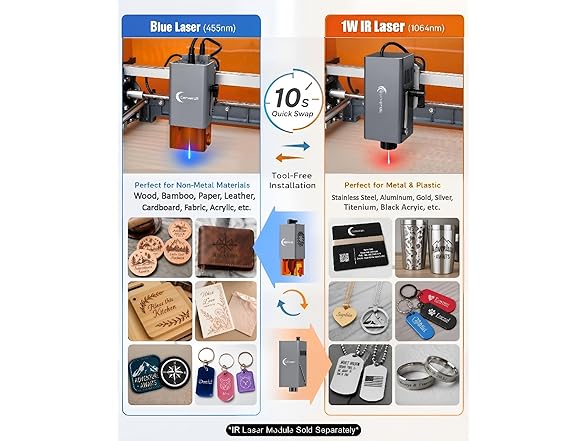 Carverall BC1372026054342 K15 Pro 5W laser engraver