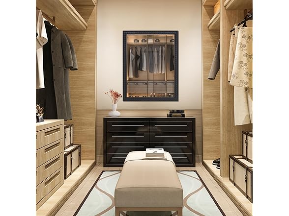 Howard Elliott Collection Rectangular Beaded Mirror