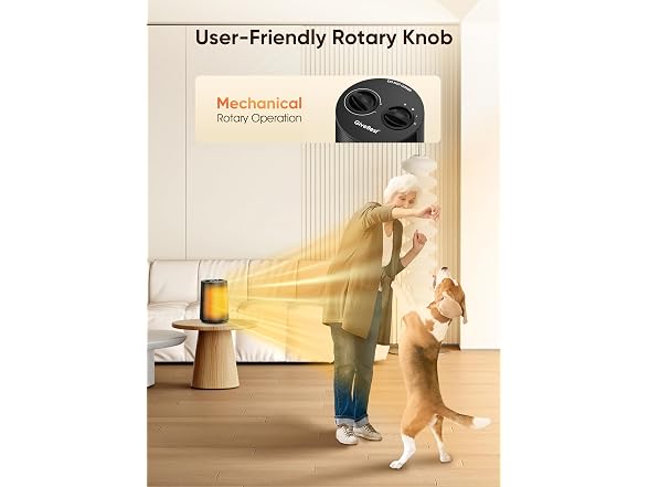Givebest Personal space heater, Black