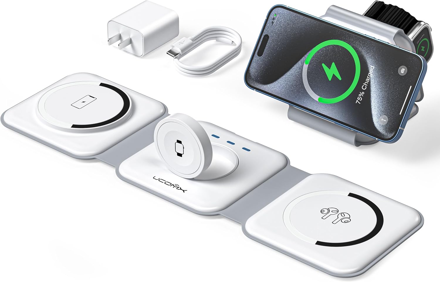 UCOMX 3 in 1 Charging Station for Multple Devices - Gallery 10