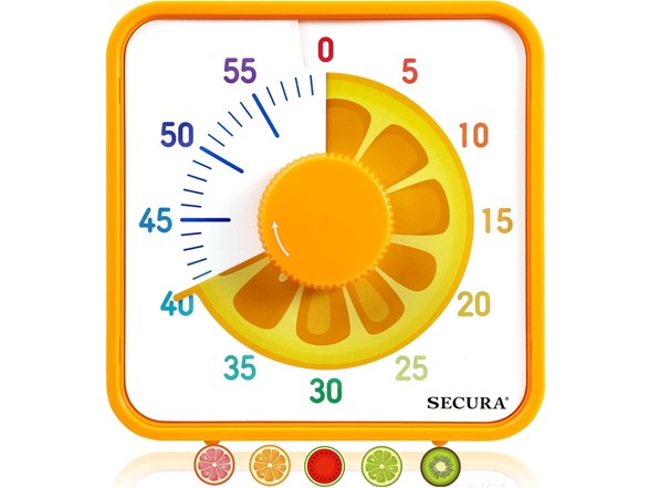 Secura 7.5-Inch Fruit Visual Timer - Your Choice