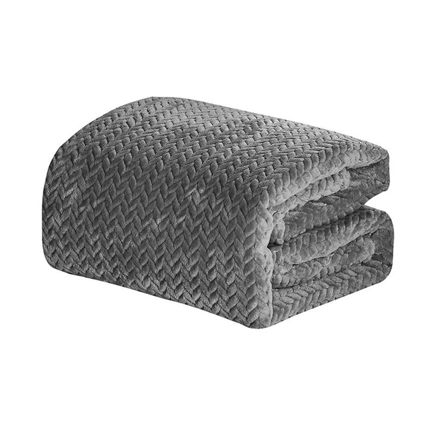 50"x60" Chevron Braided Microplush Throw - Gallery 13