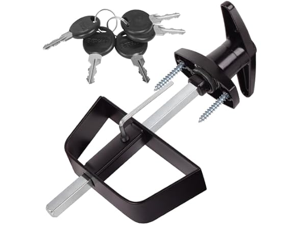 Shed Door Latch T-Handle Lock Kit