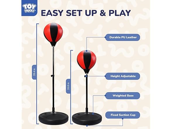 TOY Life Kids Punching Bag Set