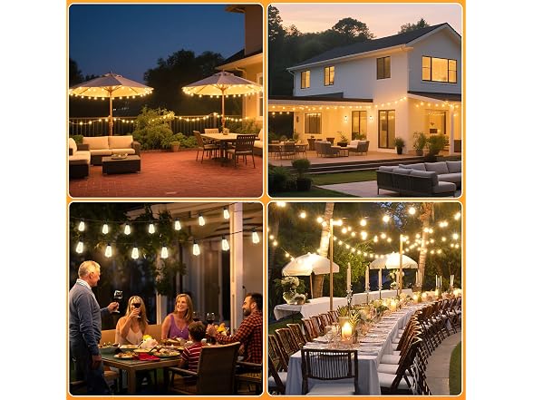 Bosceos 100FT Solar String Lights