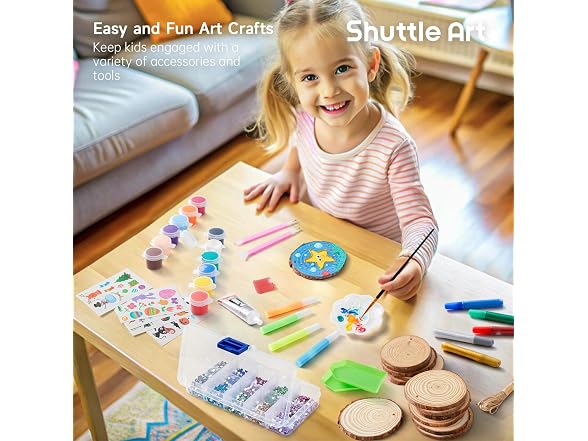 Kids Wood Painting Craft Kit