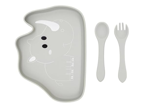 BabyX Baby Silicone Feeder Set, 3-pcs