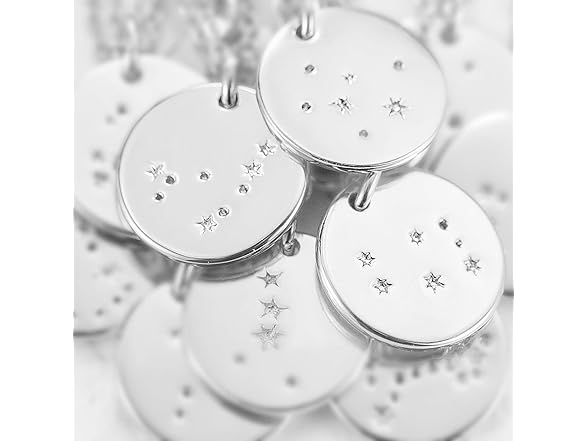 MEVECCO Sliver Necklace Zodiac Taurus