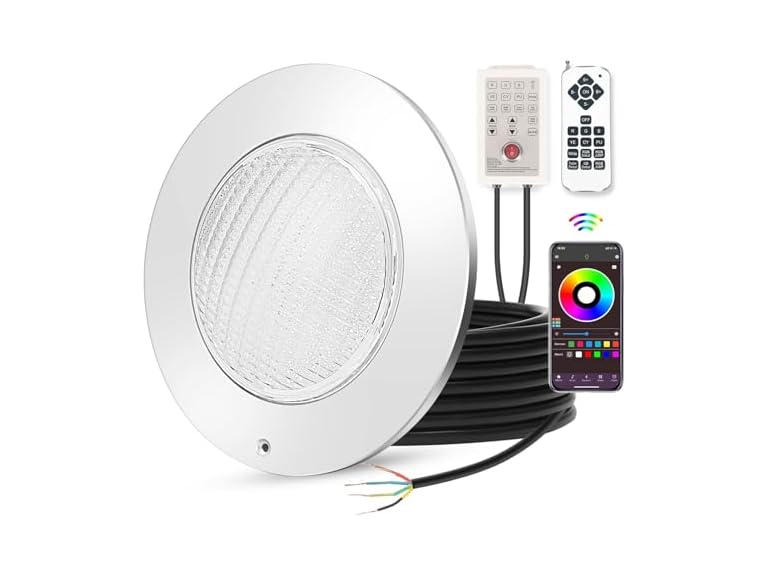 Mopzlink KN00508 Pool Lights for Inground Pool, 150 Feet