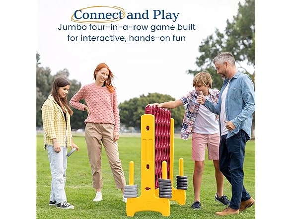 ECR4Kids Jumbo 4-To-Score, Giant Game
