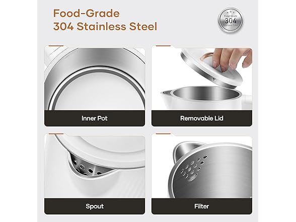 OLEGA Electric Kettle - 1500W 