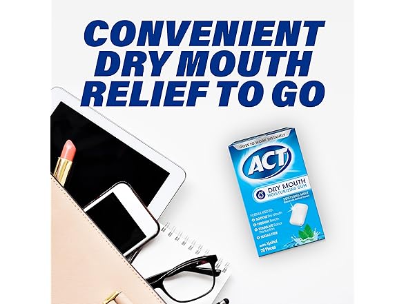 ACT Dry Mouth Gum 20ct