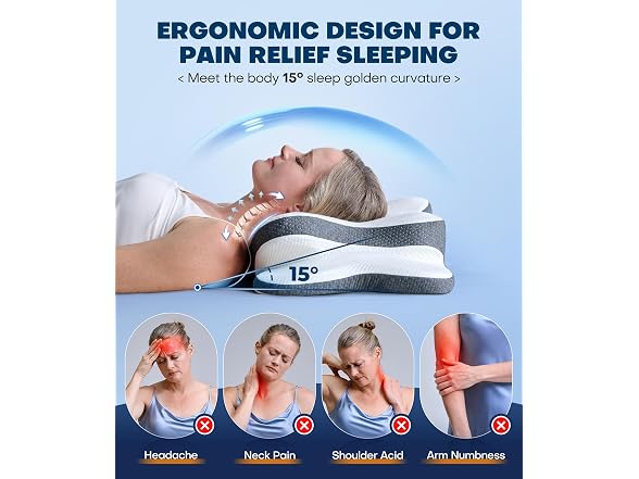Latree 5X Pain Relief Cervical Neck Pillow