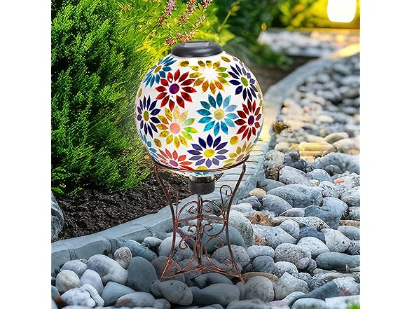 Sunnydaze Bronze Steel Gazing Ball Stand