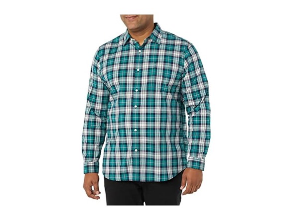 Teal Blue White Plaid