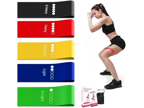 5 Fitness Resistance Bands