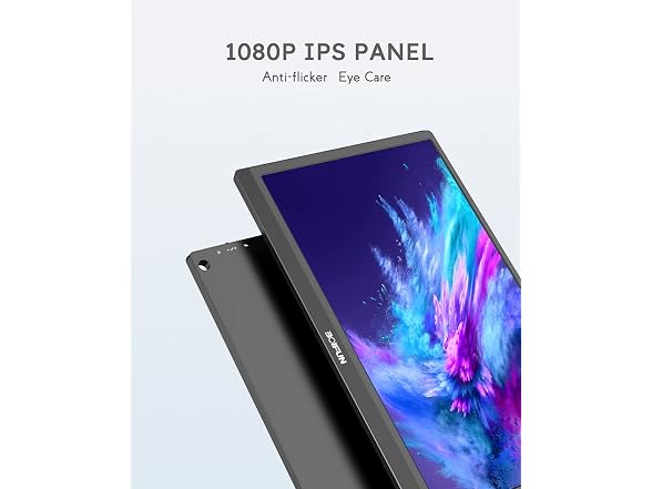 BOIFUN Portable Monitor - 15.6'' USB C HDMI