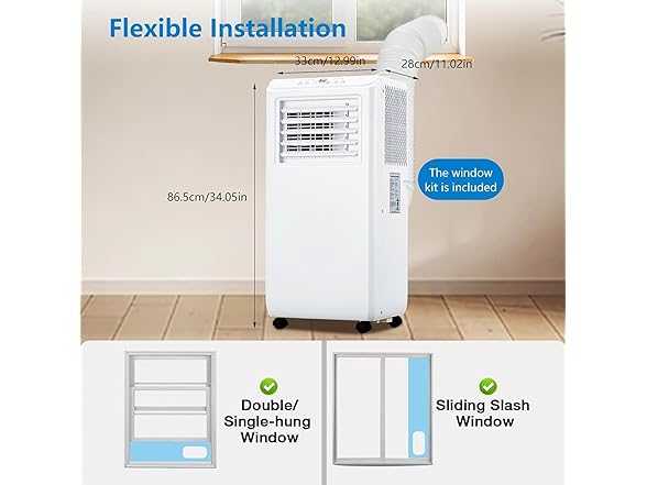 dainslef 10,000 BTU, 3-in-1 Portable Air Conditioner