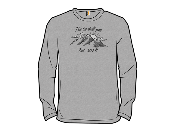 This Too Shall Pass but WTF?!