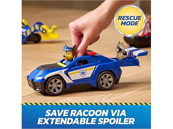 Paw Patrol: Search & Rescue,Chase Rescue Cruiser Vehicle with 2 Figures