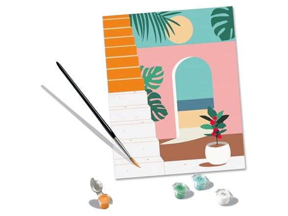 Ravensburger Creart Vacation Mode Paint by Numbers Kit for Adults
