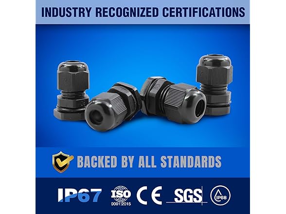 New Age America 50pcs PG Cable Glands