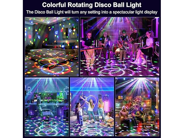 Socket Fan Light w/ Remote, Screw in with Disco Ball