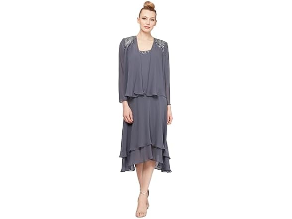 S.L. Fashions Women's Steel Dress (12)