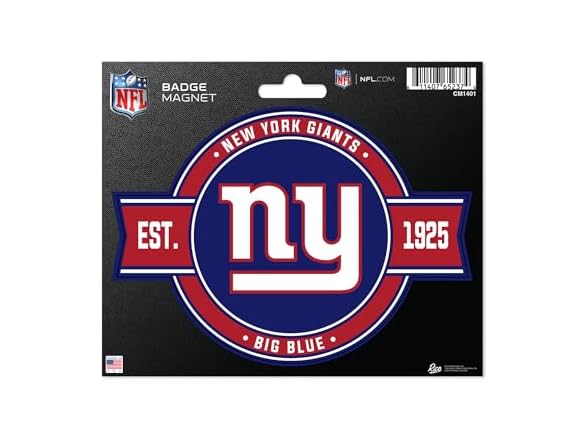 New York Giants Badge Magnet