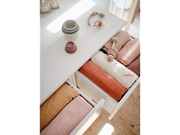 mushie muslin swaddle