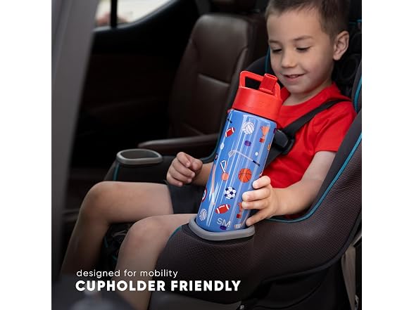 Simple Modern Halloween Kids Summit Water Bottle with Straw Lid 18oz - Gallery 8