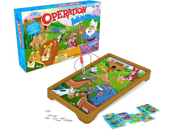 Operation: Noah's Ark Edition Board Game, (15 Piece)