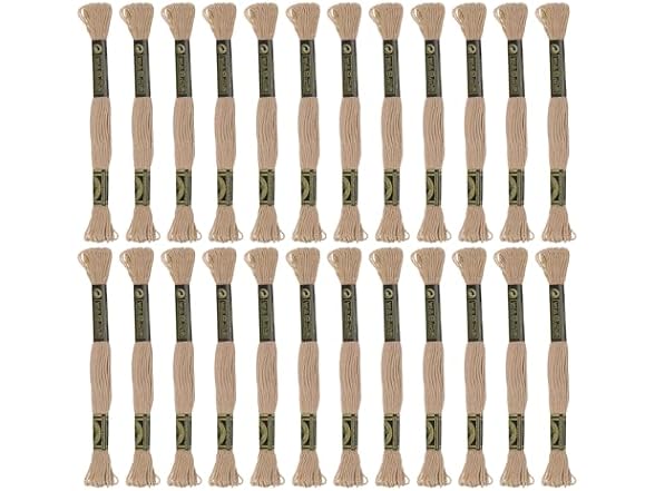 HARFINGTON 24 Skeins Embroidery Floss 8m Each