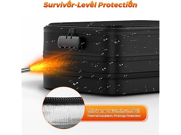 Nacial Fireproof Document Box