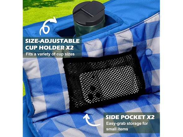 Youtanic Double Camping Chair 650lbs