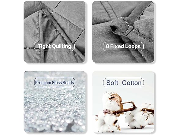 Weighted Blanket for Adults Queen Size (60x80, 20lbs) - Gallery 6