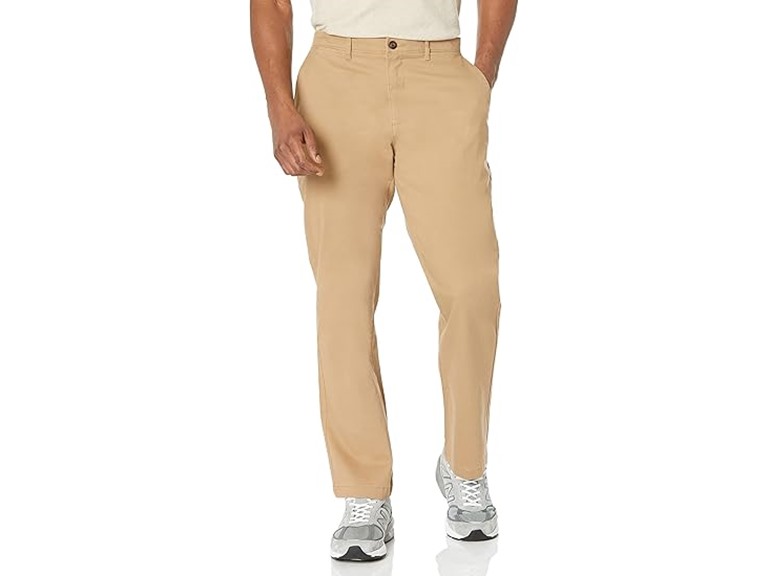Amazon Essentials Men's Classic-Fit Casual Stretch Chino Pant, Mushroom Brown, 32W x 29L