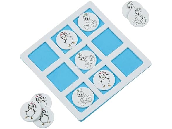 Foam Winter Tic-Tac-Toe Game
