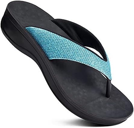 Aerothotic Sparkle Original Platform Women's Shoes Blue Size 7