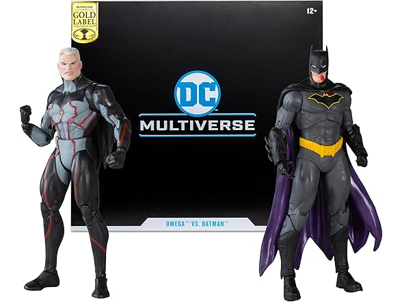 DC Multiverse Omega vs Batman Figure Set