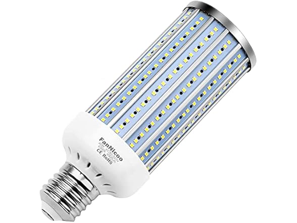 FanNicoo E39 LED Corn Light Bulb 500W Equivalent 60W