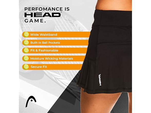 Head Women (XL) Athletic Tennis Skort
